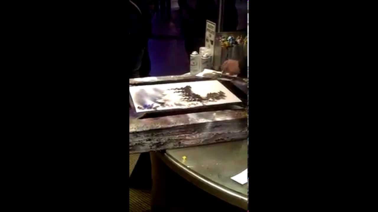 Vegas spray paint art on Fremont st. YouTube