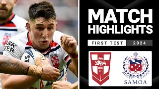 Thumbnail for International Rugby League | England v Toa Samoa | Match Highlights | First Test