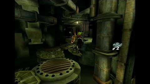 Jak 2 - TAS - Destroy Turrets in Sewers on Jetboard