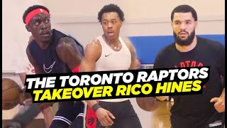 Scottie Barnes, Kevon Looney & Fred VanVleet Get BUSY at Rico Hines Private Runs!