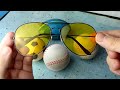 Мячики для развития рук и желтые очки с aliexpress