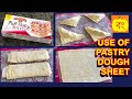 How to use frozen readytobake pastry dough sheets  puff pastry  patties  pepperidge farm 