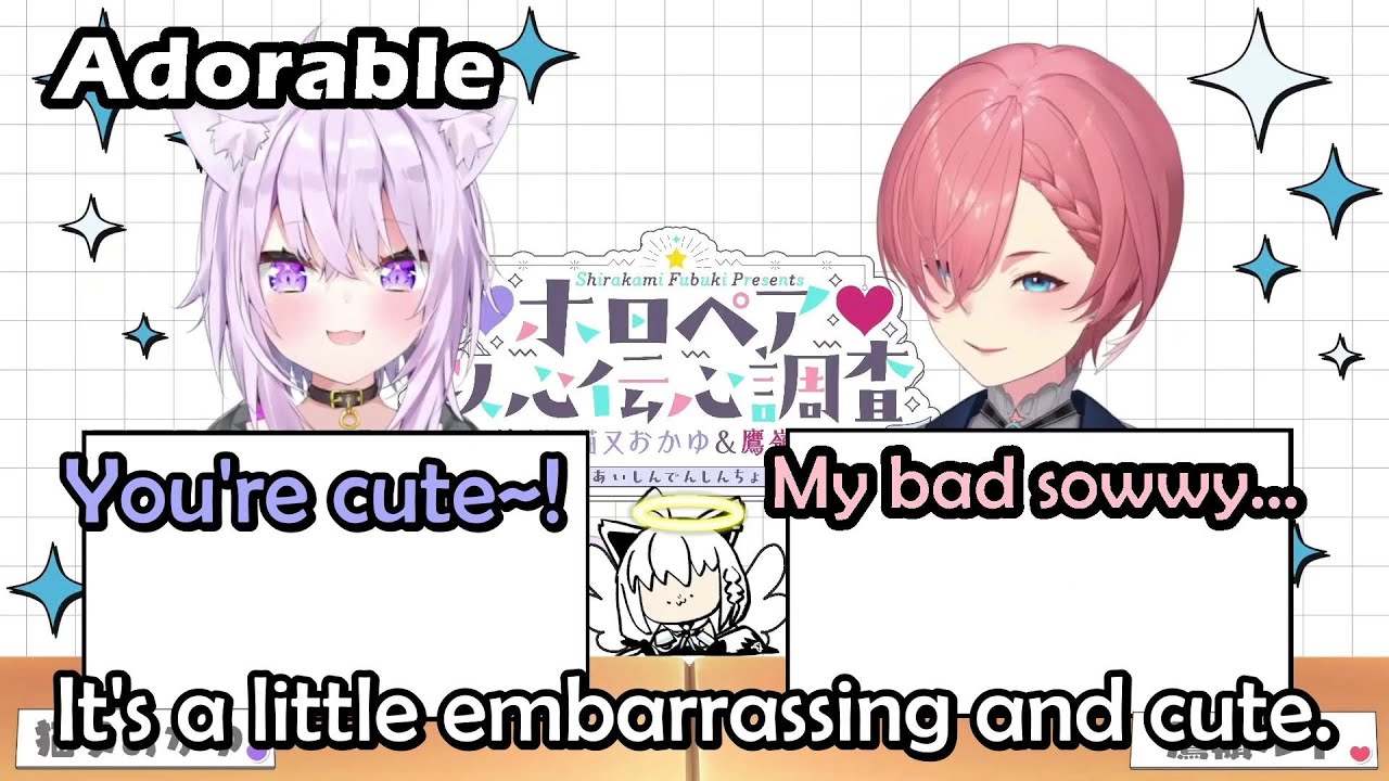 Okayu and Fubuki Think Lui Is Really Adorable After Making a Clumsy Mistake