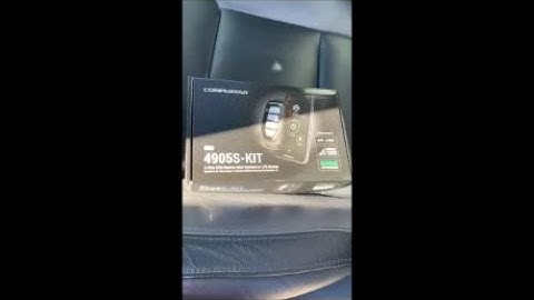 I Got The Compustar CSX 4905S-KIT Remote Start Installed In My Toyota Tundra