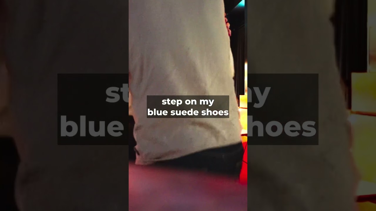 Elvis songs make people wanna dance #musician  #drunk