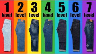 The 7 Levels of Men's Jeans (90% of Men Buy Level 2)
