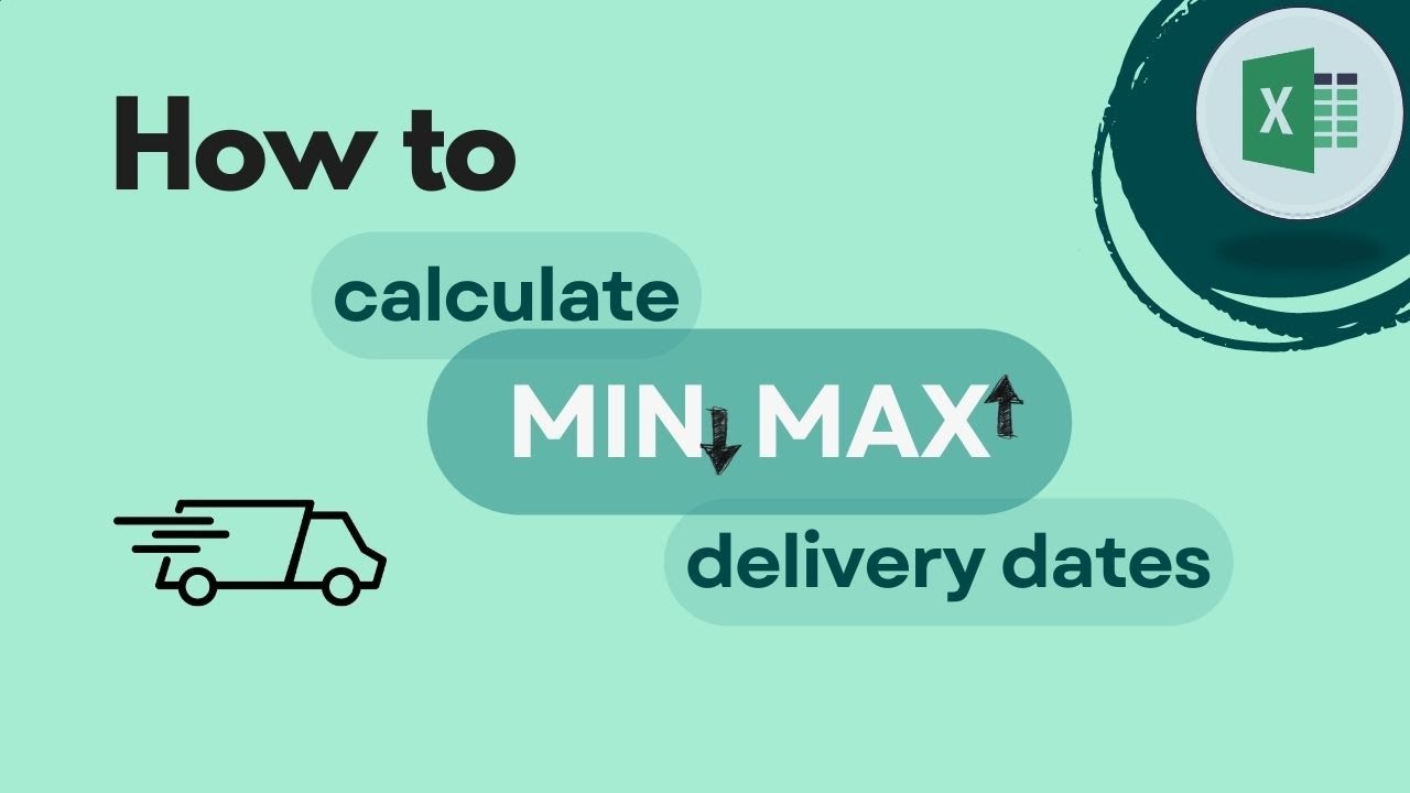 How To Calculate Package Delivery Dates In Excel (3-5 Business Days)