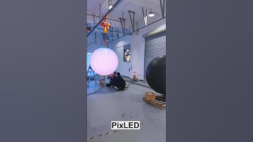 Spherical screen ready for ship, plug and play, worldwide delivery. #shorts #nightclub #malldecor