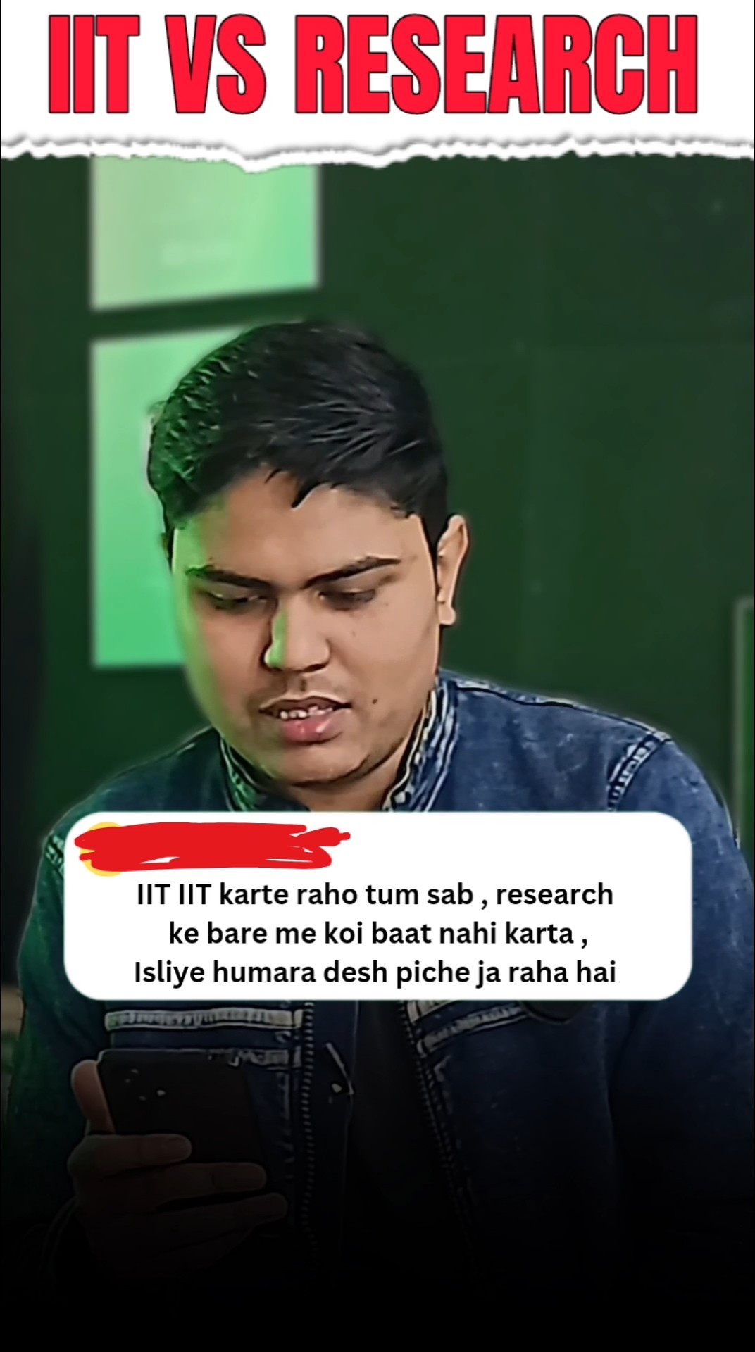 IIT ? VS RESEARCH ?| IIT JEE | JEE 2026