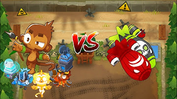 God Boosted Long Range Darts Dart Monkey vs Round 98 BTD6