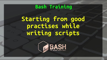[EN] Proper bash scripting training - #1 Introduction, practises and shellcheck