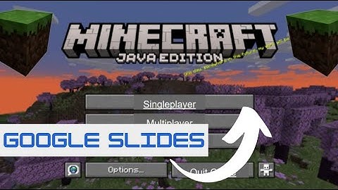 We made PLAYABLE Minecraft on Google Slides