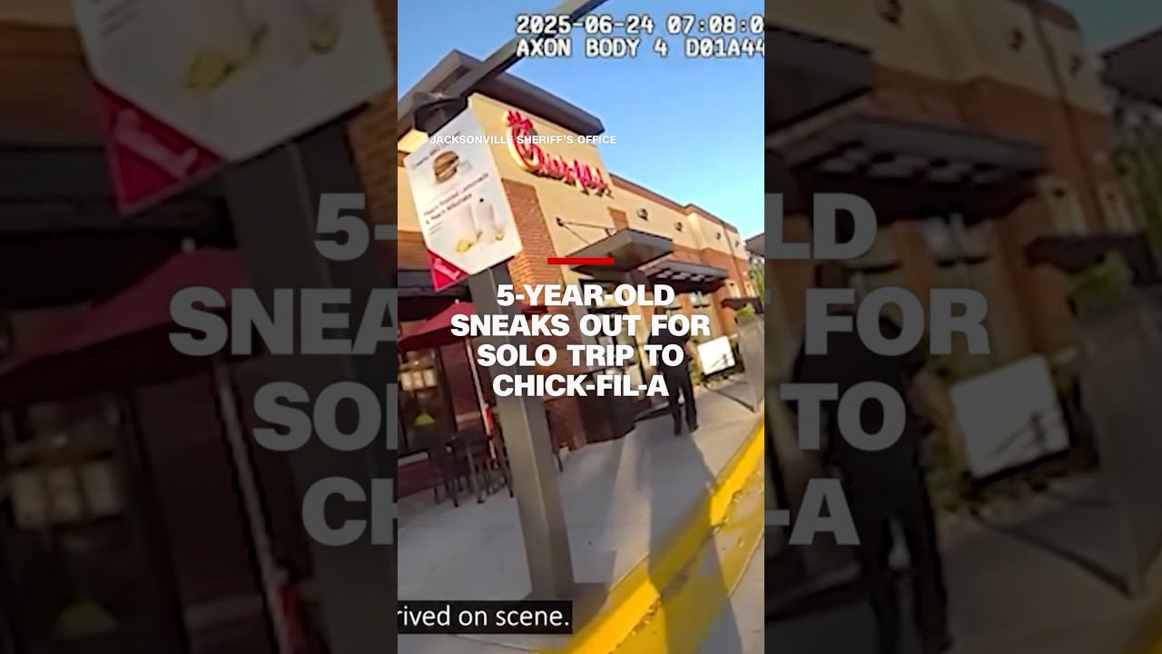 5-year-old sneaks out for solo trip to Chick-fil-A