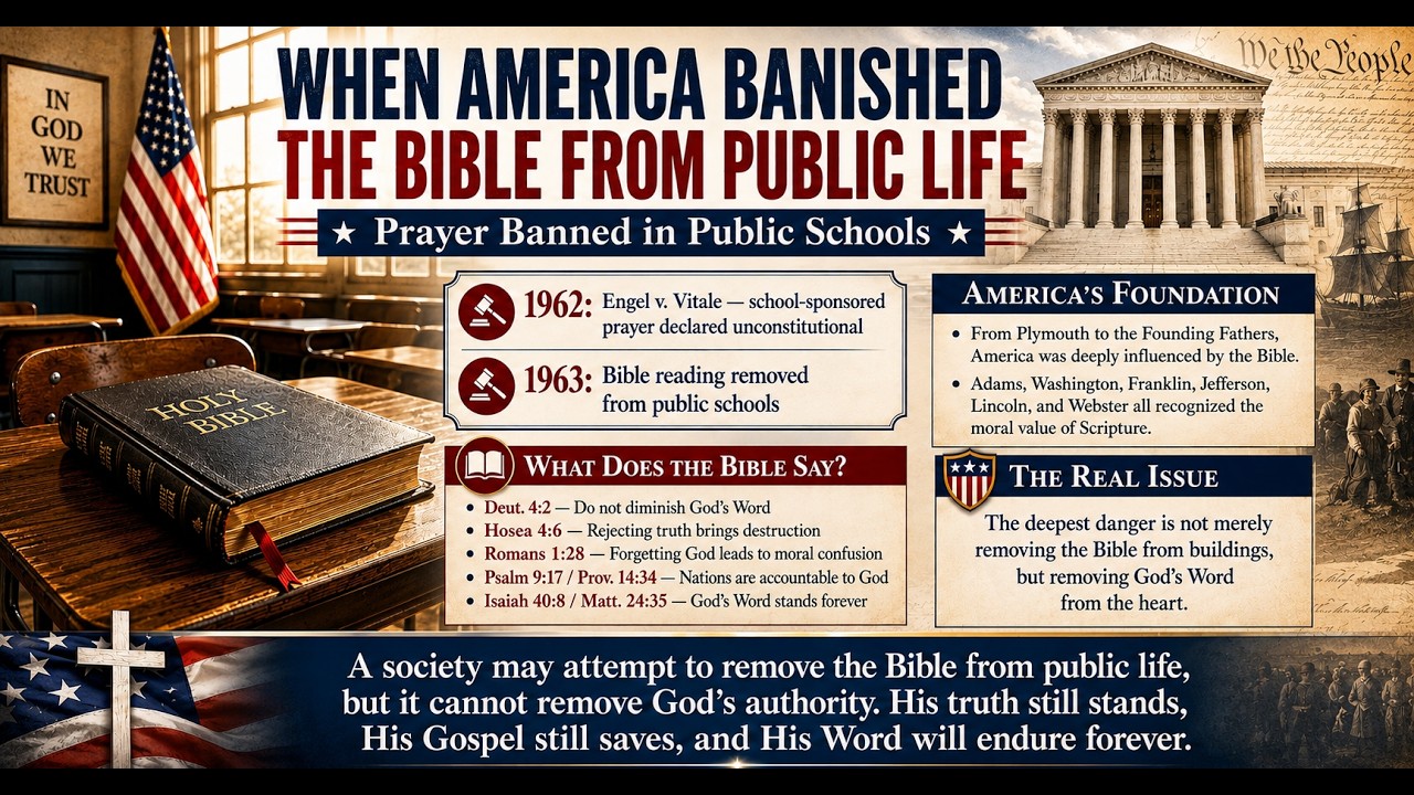 Prayer Banned: What Happened to America’s Biblical Foundation?