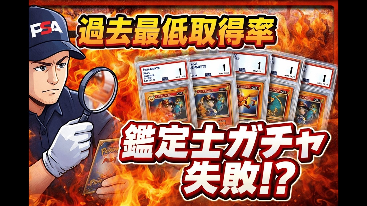 【PSA鑑定結果】過去最低取得率になりました・・・【ポケカ投資】