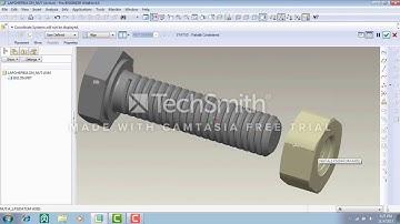 [PROE] Tutorial Bolt and Nut: Hướng dẫn lắp ghép bulông_đai ốc