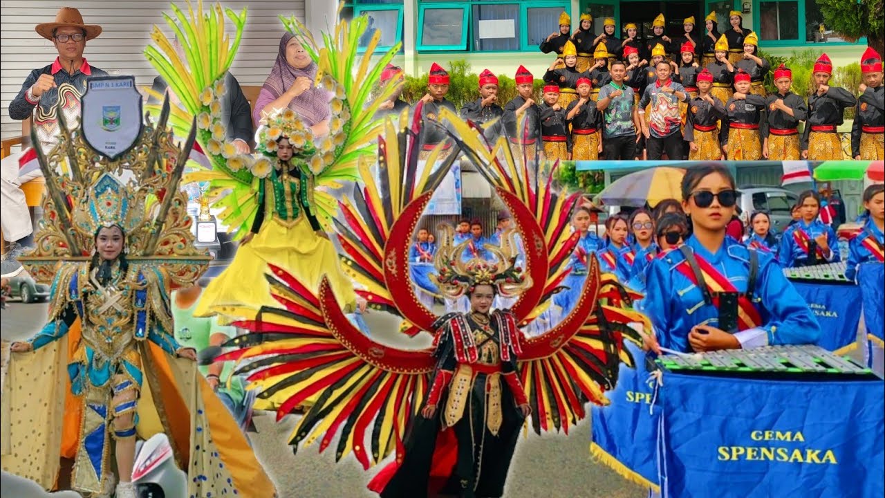 Karnaval HUT RI Ke 79 SMPN 1 Kare Madiun