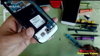 Samsung s3 neo disassembly-digitizer display-Charging Pin-Ringer-Mic Replacement