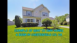 Quiet Chesterfield VA Neighborhood RENT TO OWN +Many Local Homes Available+