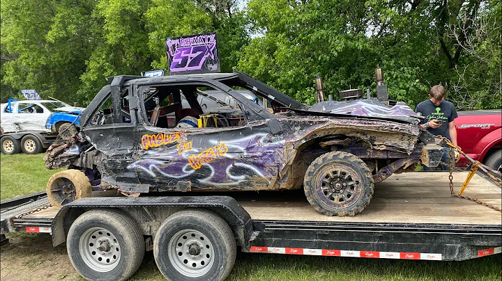 2022 Roberts WI demo derby, Weld midsize GoPro vid...