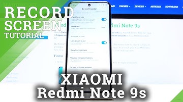 How to Record Screen in XIAOMI Redmi Note 9s – Use Screen Recorder