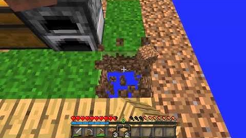 Minecraft Skyblock:Part 2-Building A Nether Portal