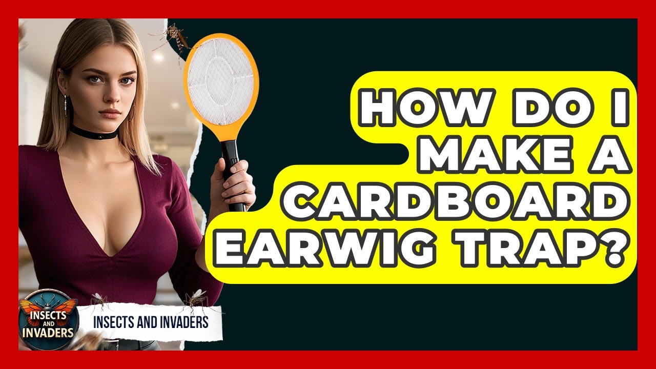 How Do I Make A Cardboard Earwig Trap? - Insects and Invaders - YouTube