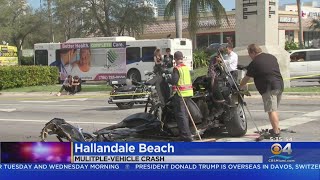 Tesla Split In Half In Hallandale Beach Crash