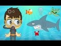 Aquatic Animals in English for Kids - الحيوانات للأطفال - حيوانات البحر باللغة الإنجليزية للاطفال