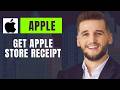 How To Get Apple Store Receipt