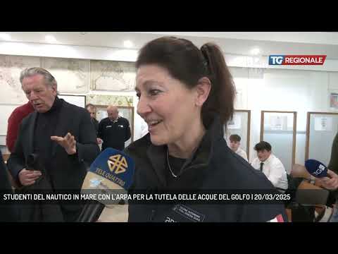 STUDENTI DEL NAUTICO IN MARE CON L'ARPA PER LA TUTELA DELLE ACQUE DEL GOLFO | 20/03/2025