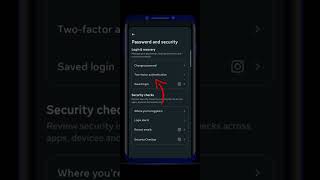 40/100 Instagram पर two step Verification कैसे चालू या बंद करें #shorts #instagramsecurity #yt
