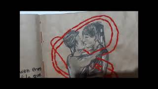 El hilo rojo de la Diversidad  ESI   LIbro de Artista