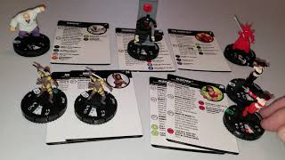Marvel and DC Heroclix Modern Theme teams for casual play!