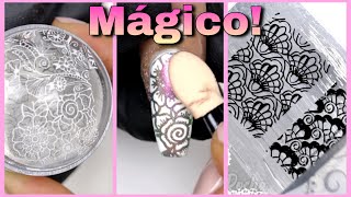 Como Hacer el Efecto Uñas Mágicas! ✨✨StampArt