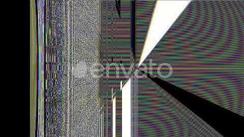 10 Signal Interference Noise Transitions - V2 Color Version - Stock Video