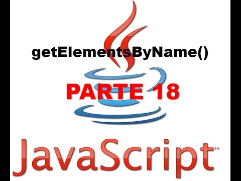 document.getelementsbyname  2022  Tutorial Javascript parte 18 - getElementsByName()