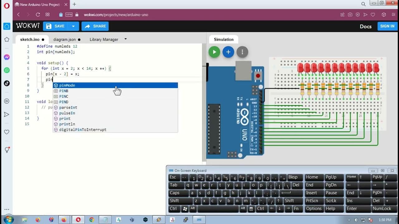 Arduino memcpy array copy reverse order index knightrider youtube