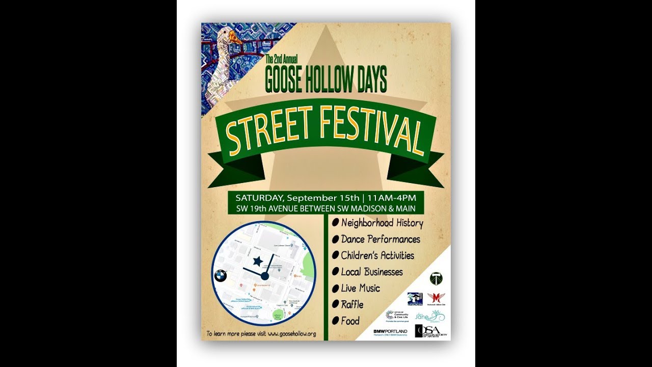 Goose Hollow Days 2018 Portland Oregon YouTube
