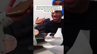 Emann Tried Getting Kkvsh To Clean Up The Icing He Spilled On His Lap