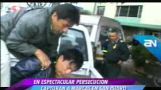 SERENOS DE SAN ISIDRO Y PNP CAPTURAN A MARCAS - VIDEO AMERICA NOTICIAS