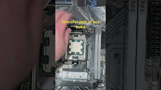 Budget Gaming PC build. Ryzen 5 9600X and Intel Arc B580.  CPU install! #computer #repair #fix Net Worth