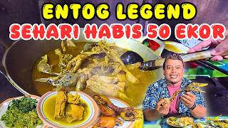 Download Lagu GILA! 50 EKOR HABIS DALAM SEHARI? OPOR DAN ENTOG  GORENG PALING EMPUK DI WONOSOBO MP3