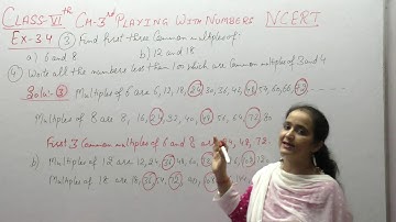 Ncert Class 6 Maths Ch-3 Playing With Numbers Ex-3.4 Q- 3,4