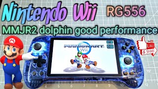 Anbernic Rg556 playing Nintendo Wii games I new update dolphin mmjr2 I retro handheld