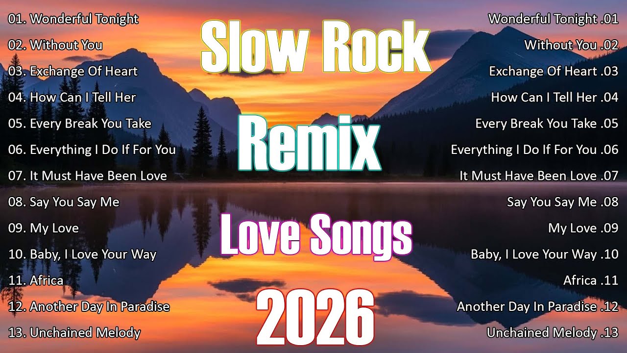 Classic Slow Rock Love Ballads 70s 80s 90s 💖 Nonstop Romantic Bedtime ...