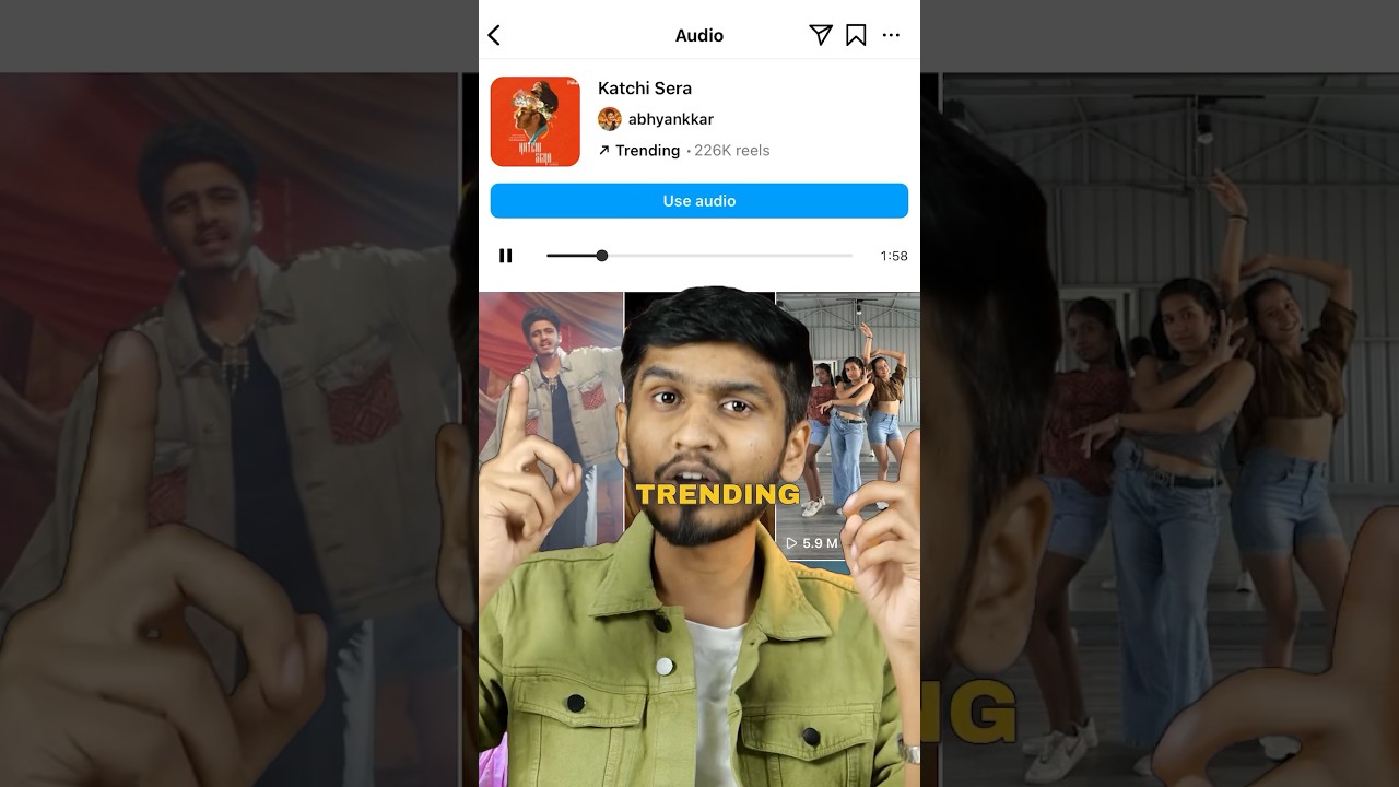 How to use trending audio in reels. ✨ 