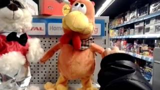 Gangam style yapan bebek ve dans eden horoz