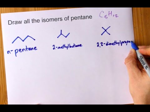 Video: Ce tip de izomer este pentanul?