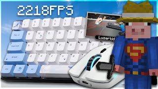 2000+FPS Thocky Keyboard and Mouse Sounds ASMR | Hypixel Bedwars